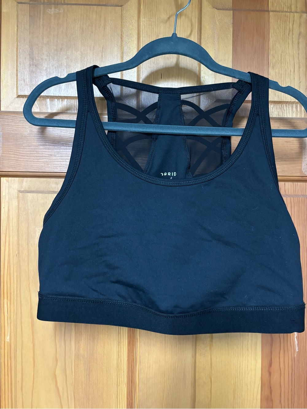 Torrid Black Women's Strappy Back Sports Bra-2x